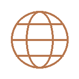 Icon Globe — material illustration
